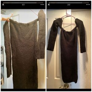Off Shoulder Sweater Dress